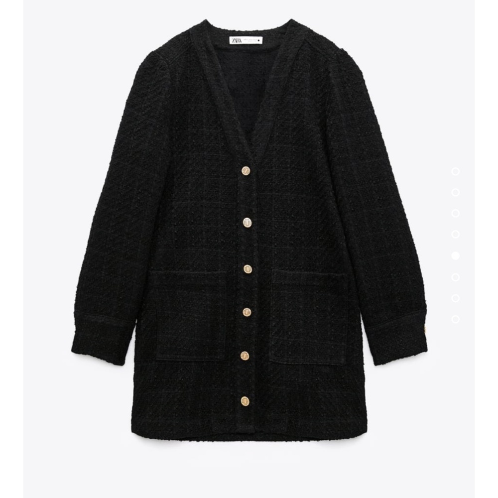 ZARA TEXTURED WEAVE DRESS